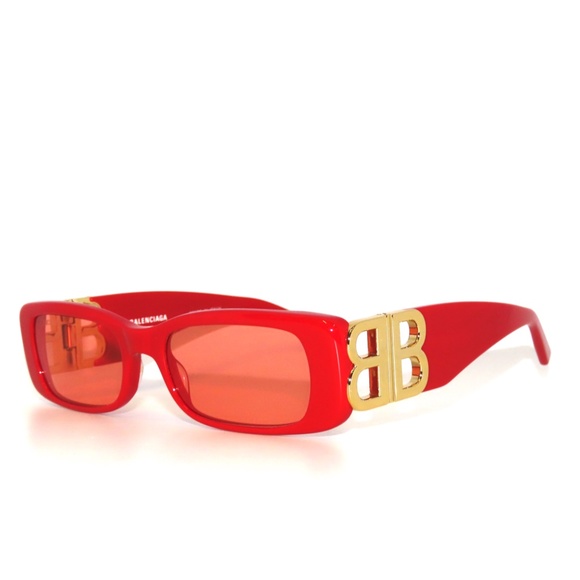 Balenciaga BB0096S 0096S 003 Red Gold Sunglasses 0096 main image 7